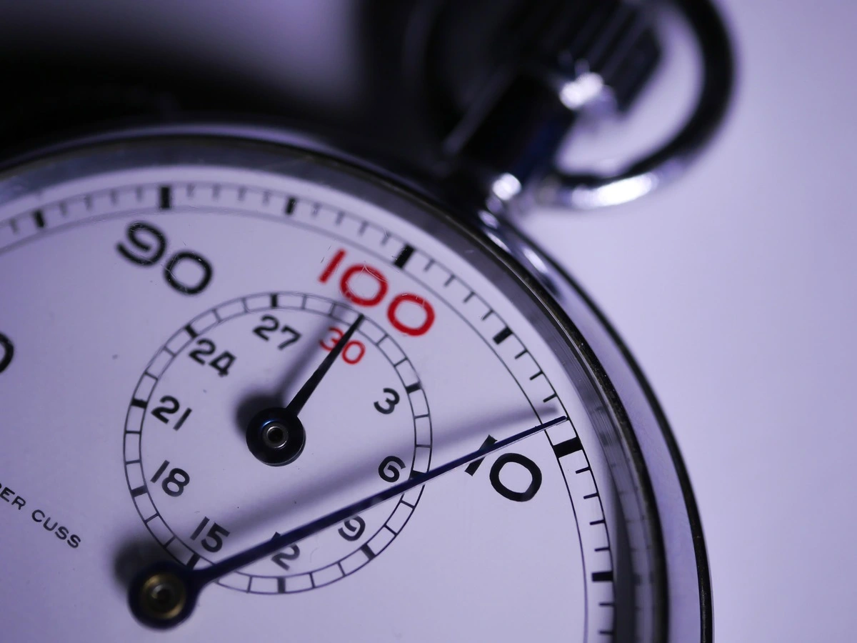 Chronomètre vue proche